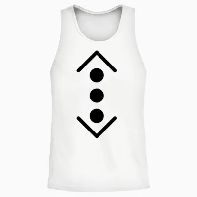 Cute Nice Tatoo Unisex Tank Top - White