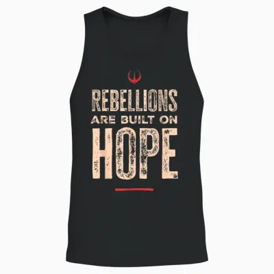 Star Wars Andor Rebellions Are Built on Hope Grunge Style T-Shirt, Black, S Unisex Tank Top - Black