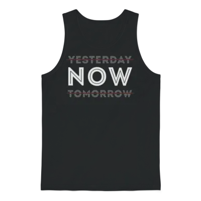 Focus on Now Unisex Tank Top - Black