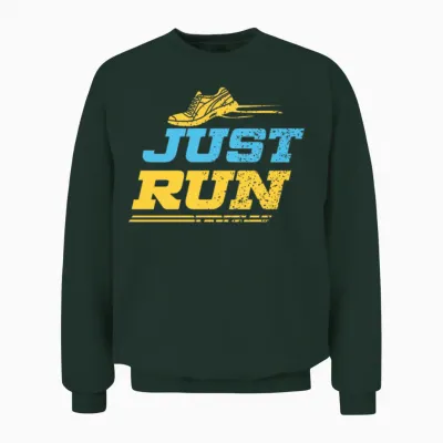 Just Run - Cross Country Unisex Sweatshirt - Forest
