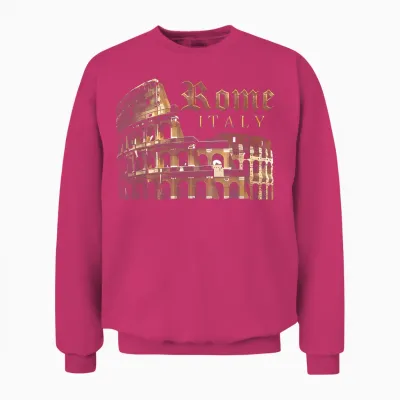 Retro Vintage Roma Italia Kolosseum Souvenirs Rom Italien Unisex Sweatshirt - Heliconia