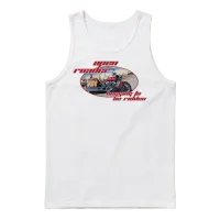 Begging to Be Ridden Unisex Tank Top - White – 1