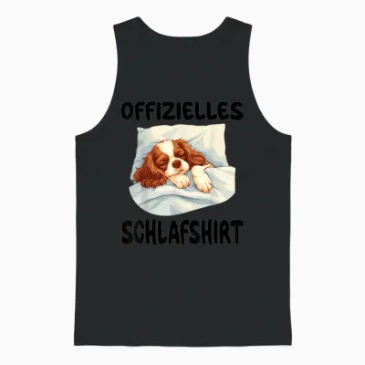 Lustiges Cavalier King Charles Spaniel Hund Offizielles Unisex Tank Top - Black