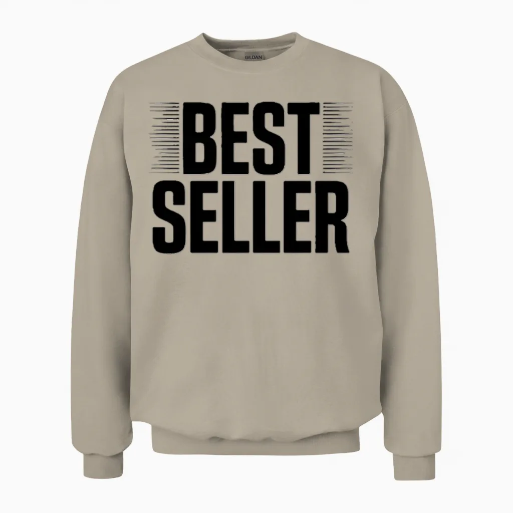 Bestseller β Bold Minimalist Text Unisex Sweatshirt in Sand