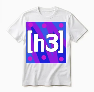 H3h3productions Logo Unisex T-Shirt - White