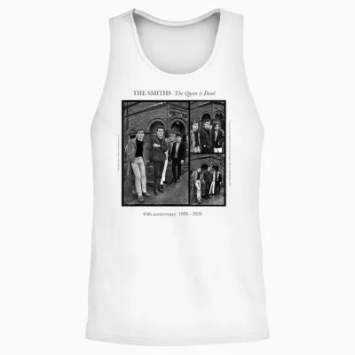 40e Anniversaire De La Mort De the Smiths Queen Stephen Wright Unisex Tank Top - White