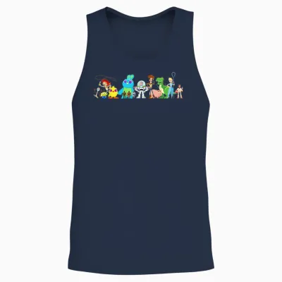 T-Shirt Du Groupe D'amis Disney Pixar Toy Story 4 Unisex Tank Top - Navy