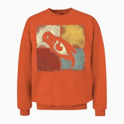 Otter Retro Vintage Unisex Sweatshirt - Orange