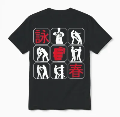 Wing Tsun Unisex T-Shirt - Black