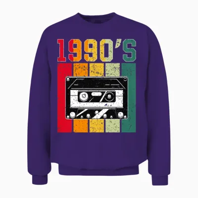 Retro - 1990s Unisex Sweatshirt - Purple
