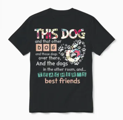 All I Need Is This Dog a That Other Dog Unisex T-Shirt - Black