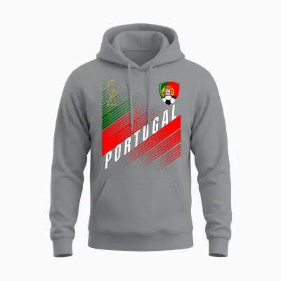 Drapeau Portugal Amoureux De La Fierté Portugaise Unisex Hoodie - Sport Grey