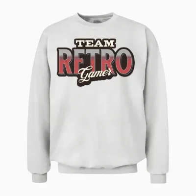 Team Retro Gamer Unisex Sweatshirt - White