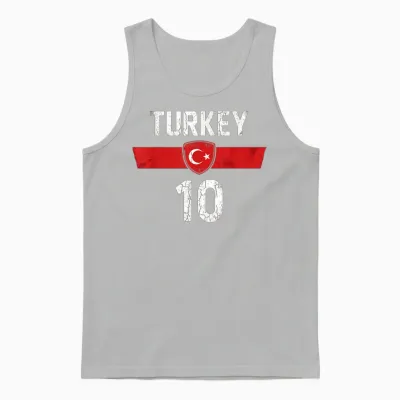 Cadeau Türkiye Pour La Turquie Football Football Europe Turk Unisex Tank Top - Ash