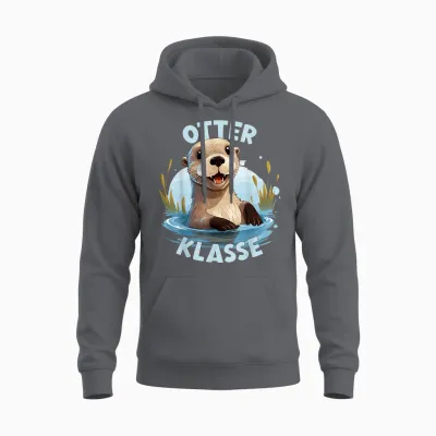 Otterklasse in Der Grundschule, Klassentier Otter Unisex Hoodie - Charcoal