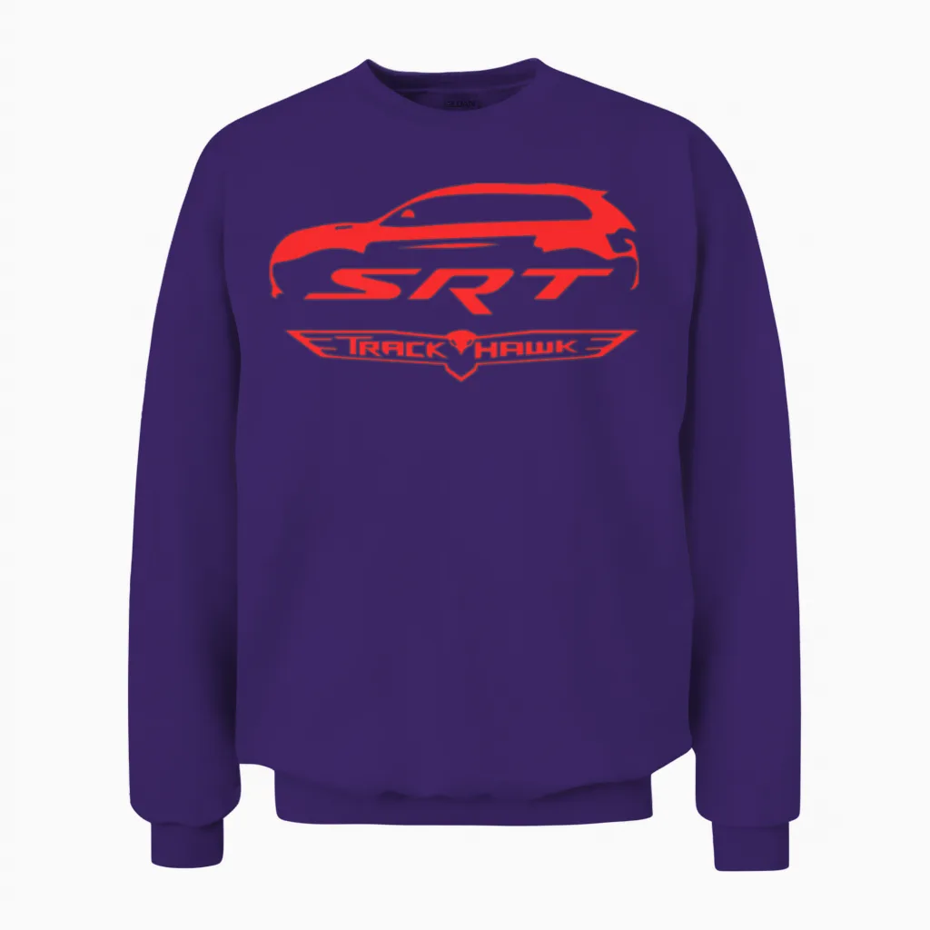 Jeep Grand Cherokee Trackhawk Unisex Sweatshirt in Purple