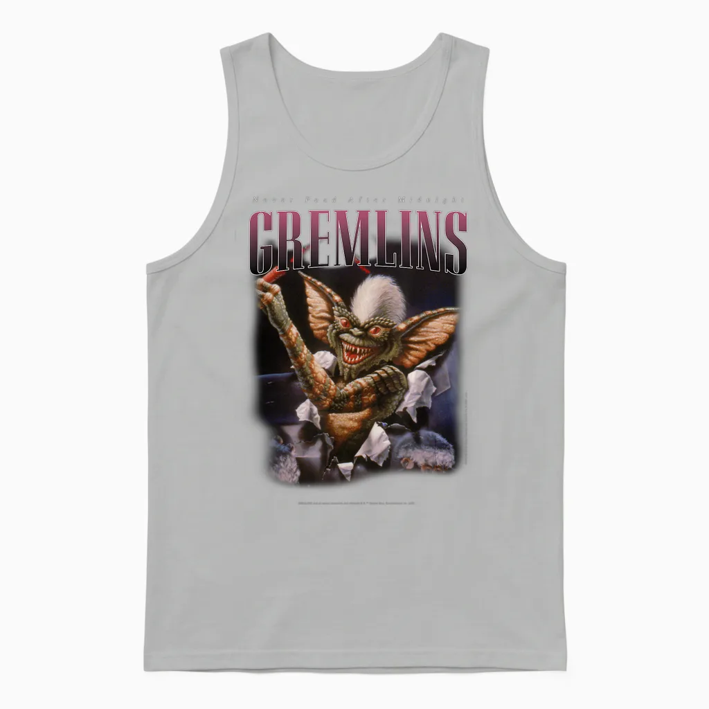 Gremlins Montage Unisex Tank Top in Ash