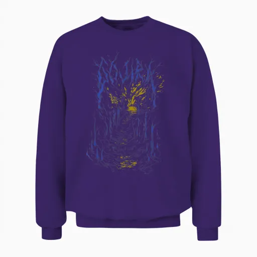 Gojira Forest Path Unisex Sweatshirt - Purple