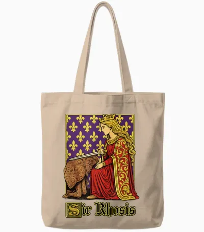 Sir Rhosis Lustiger Gen-Z-Brainrot-Meme, Schlüpfriger Humor-Slang-Gag Tote Bags - Natural