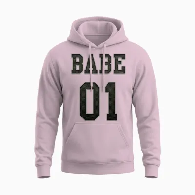 Babe 01 Unisex Hoodie - Light Pink