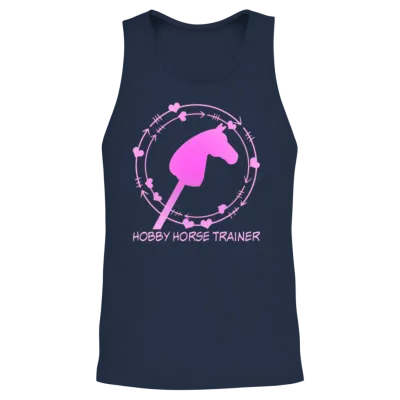 Hobby Horse Hobbyhorse Hobby Horsing Unisex Tank Top - Navy