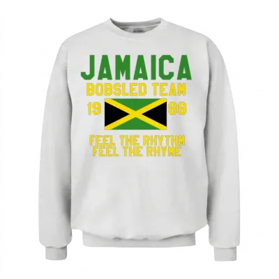 Jamaica Bobsled Team Unisex Sweatshirt - White