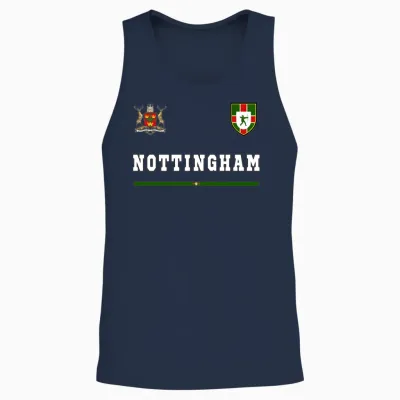 Nottingham Sportssoccer Jersey Flag Football Unisex Tank Top - Navy