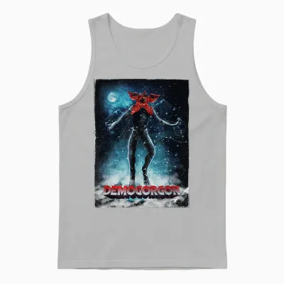 Stranger Things 4 Demogorgon Mountain Walk Unisex Tank Top - Ash