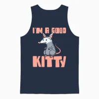 Opossum Funny Opossum Unisex Tank Top - Navy – 1