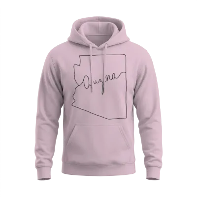 Arizona Unisex Hoodie - Light Pink