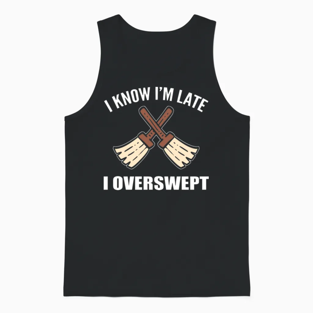 Funny Housekeeper Janitor Unisex Tank Top in Black