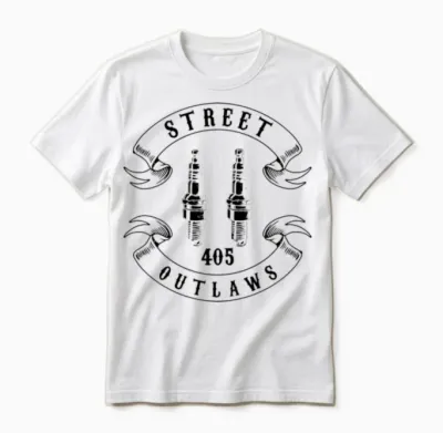 405 Street Outlaws (black Edition) Unisex T-Shirt - White
