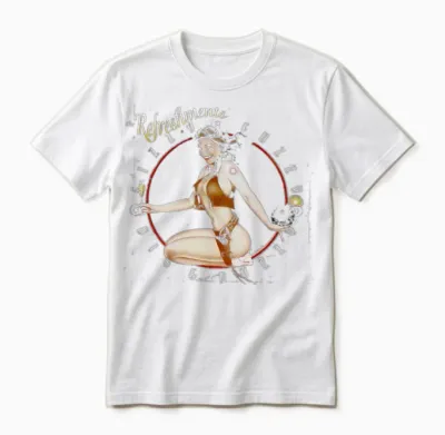 Vintage Worn the Refreshments Unisex T-Shirt - White