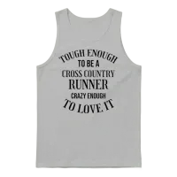 Cross Country Running Gift Xc Cross Country Runner Unisex Tank Top - Ash – 1