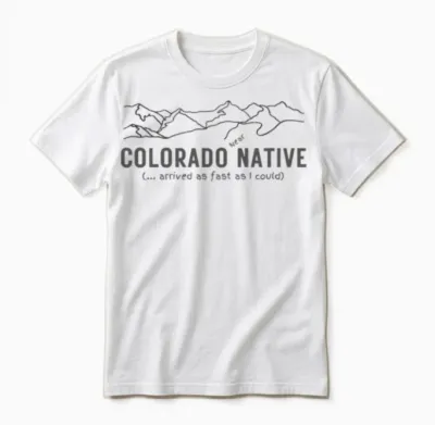 Colorado Near Native - Light Background Unisex T-Shirt - White