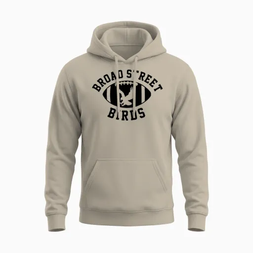 Broad St Birds Bird Lovers Unisex Hoodie in Sand
