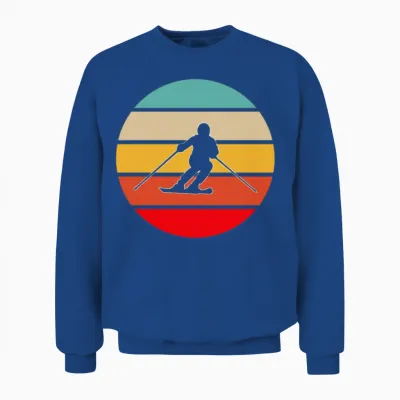 Ski Retro Unisex Sweatshirt - Royal
