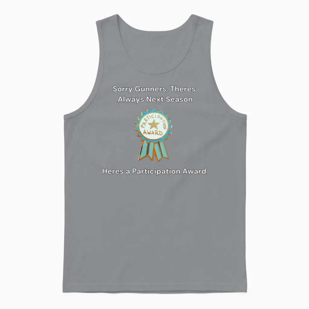 Funny Arsenal Meme Memes & Humor Unisex Tank Top in Sport Grey