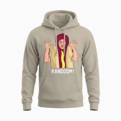 I Think You Should Leave Hot Dog Car Unisex Hoodie - Sand