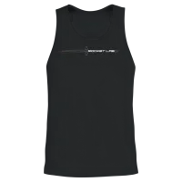 Rocket Lab Logo Black Background Classic Gift Unisex Tank Top - Black – 2