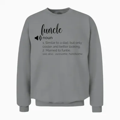 Funny Funcle Definition Unisex Sweatshirt - Sport Grey