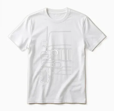 Jeep Wrangler 4x4 off Road Unisex T-Shirt - White
