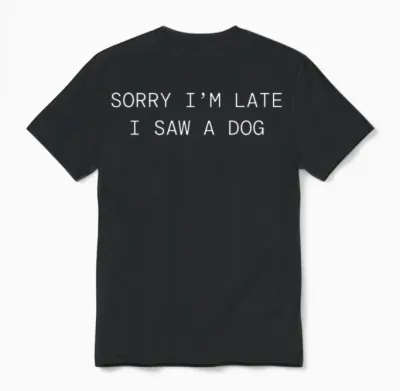 Dog Lover Unisex T-Shirt - Black
