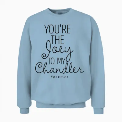Friends Best Friends Joey to My Chandler Unisex Sweatshirt - Light Blue