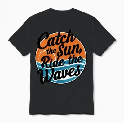 Retro Vintage Unisex T-Shirt - Black