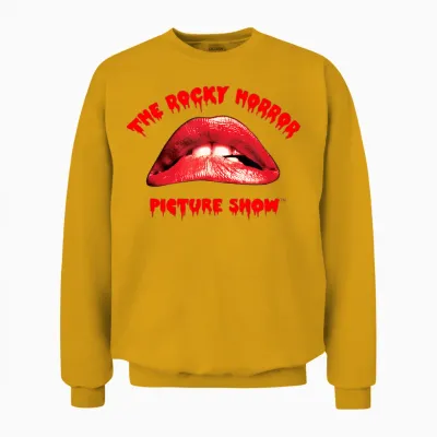 The Rocky Horror Picture Show Lips Unisex Sweatshirt - Gold