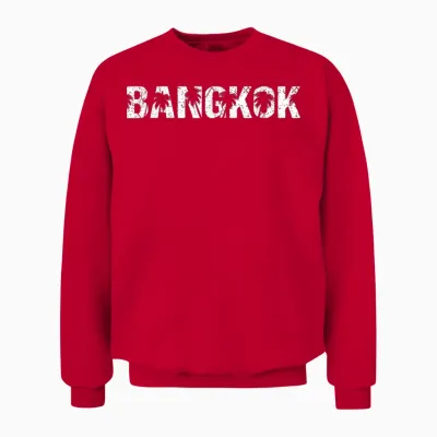 Palmiers De Bangkok Thaïlande Unisex Sweatshirt - Red