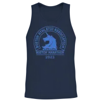 Boston Marathon 2023 — Running Unisex Tank Top - Navy – 2