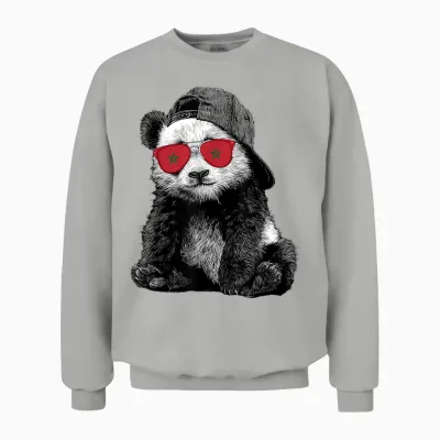 Maroc Roots Flah Marocaine Unisex Sweatshirt - Ash