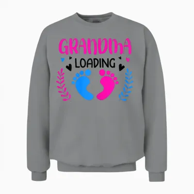 Damen Werdende Oma, Endlich Werde Ich Eine Oma Unisex Sweatshirt - Sport Grey